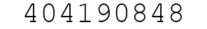 Number 404190848.