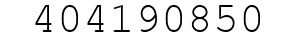 Number 404190850.