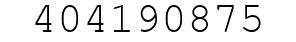 Number 404190875.