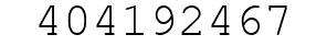 Number 404192467.