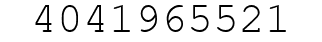 Number 4041965521.