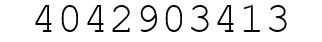 Number 4042903413.