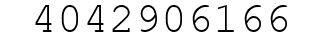 Number 4042906166.