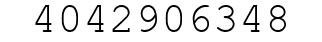 Number 4042906348.