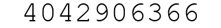 Number 4042906366.