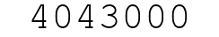 Number 4043000.