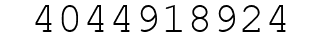 Number 4044918924.
