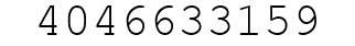 Number 4046633159.