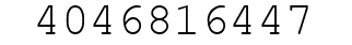 Number 4046816447.
