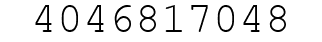 Number 4046817048.