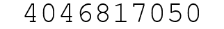 Number 4046817050.
