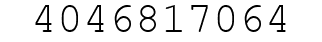 Number 4046817064.