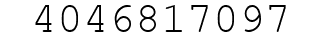 Number 4046817097.