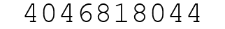 Number 4046818044.