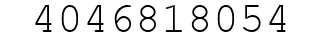 Number 4046818054.