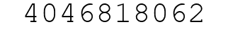 Number 4046818062.