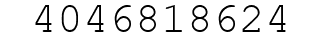 Number 4046818624.