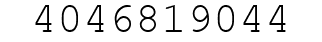 Number 4046819044.