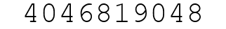 Number 4046819048.
