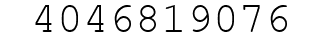 Number 4046819076.