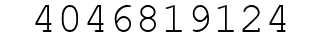 Number 4046819124.