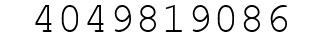 Number 4049819086.
