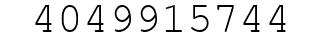 Number 4049915744.