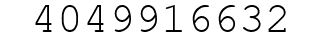 Number 4049916632.