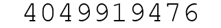 Number 4049919476.
