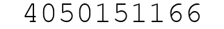 Number 4050151166.