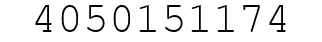 Number 4050151174.