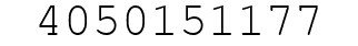 Number 4050151177.