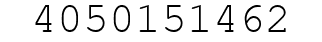 Number 4050151462.