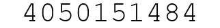 Number 4050151484.