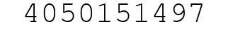 Number 4050151497.