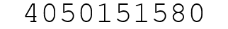 Number 4050151580.