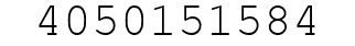 Number 4050151584.