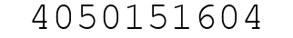 Number 4050151604.