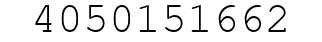 Number 4050151662.