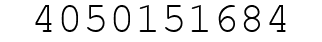 Number 4050151684.