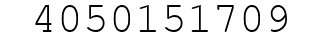 Number 4050151709.