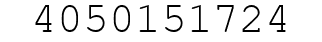 Number 4050151724.