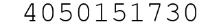 Number 4050151730.