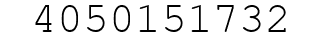 Number 4050151732.