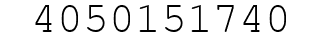 Number 4050151740.