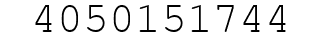 Number 4050151744.