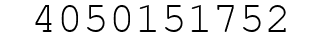 Number 4050151752.