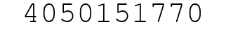 Number 4050151770.