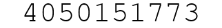 Number 4050151773.