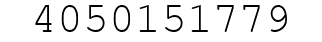 Number 4050151779.